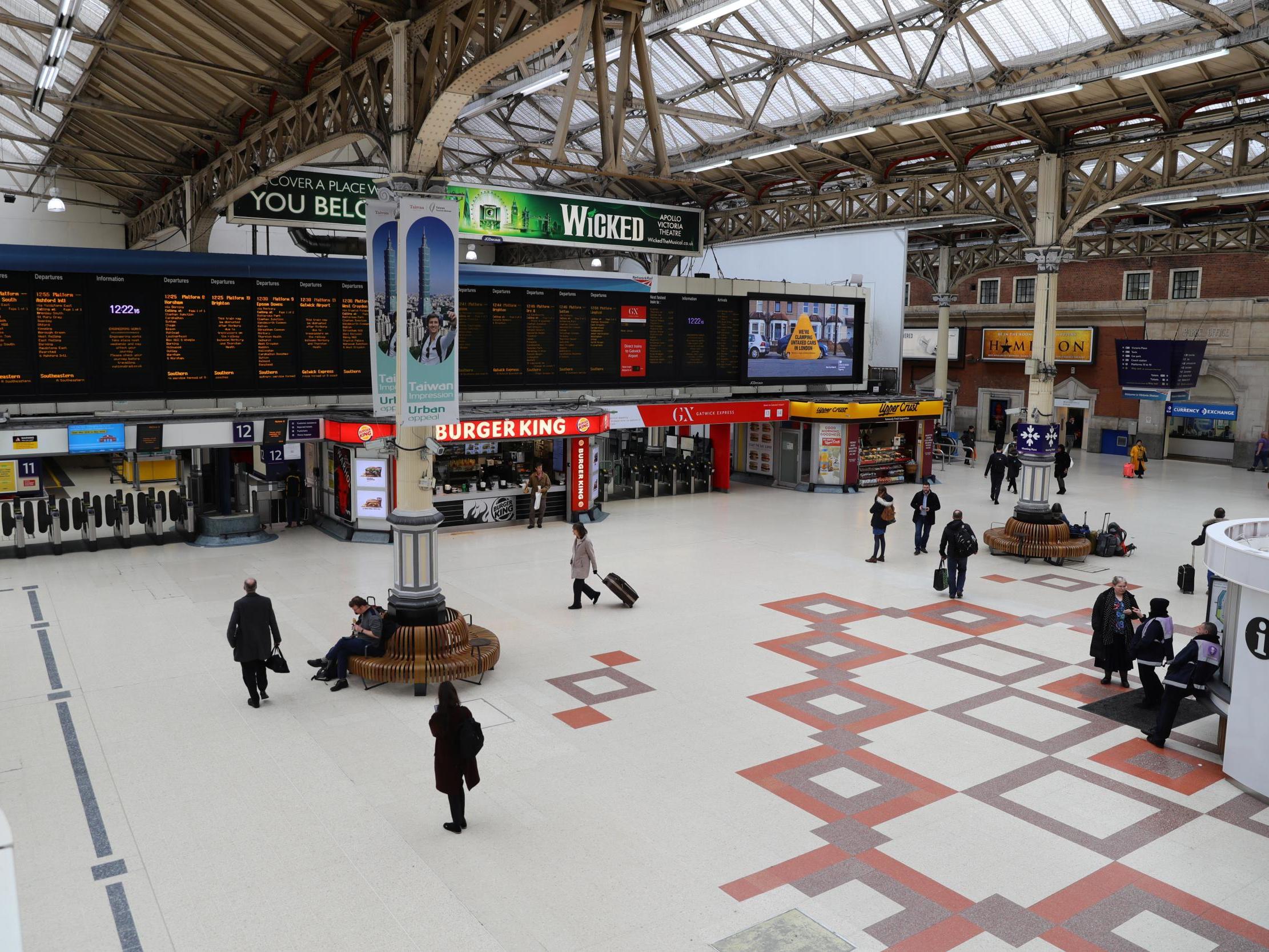 London's busy stations have been unusually quiet of late as millions of office staff work from home - a trend that looks set to continue beyond the pandemic