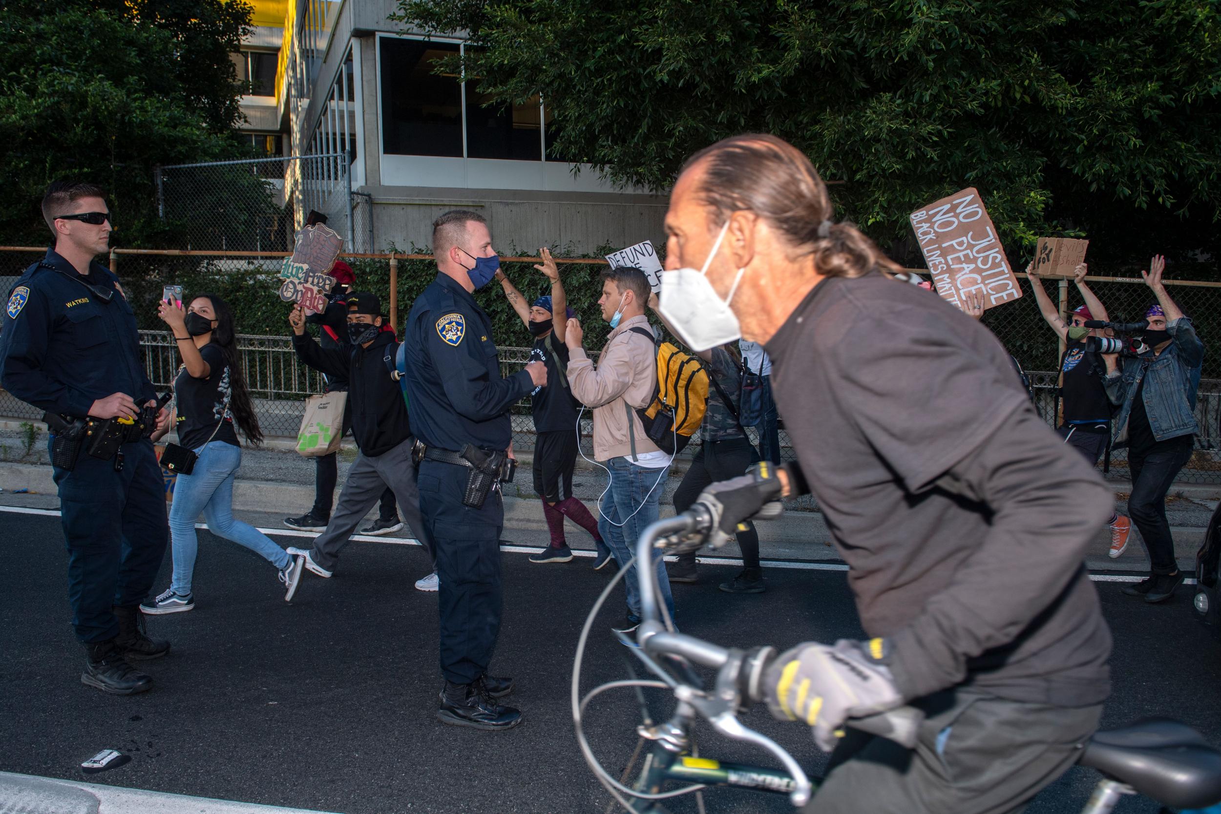 The most recent protest, calling for a defunded police force in LA, was organised by Active Advocate