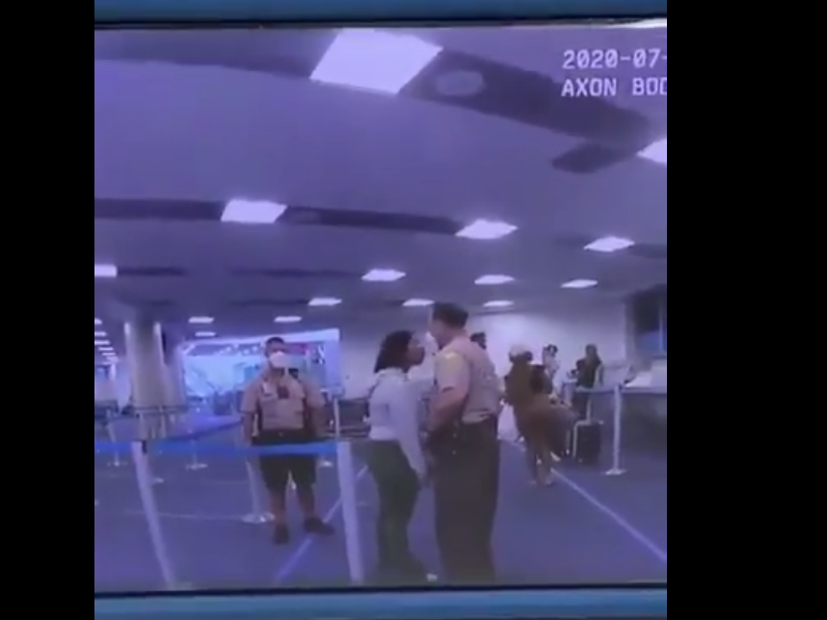 Police officer filmed punching black woman at Miami International Airport