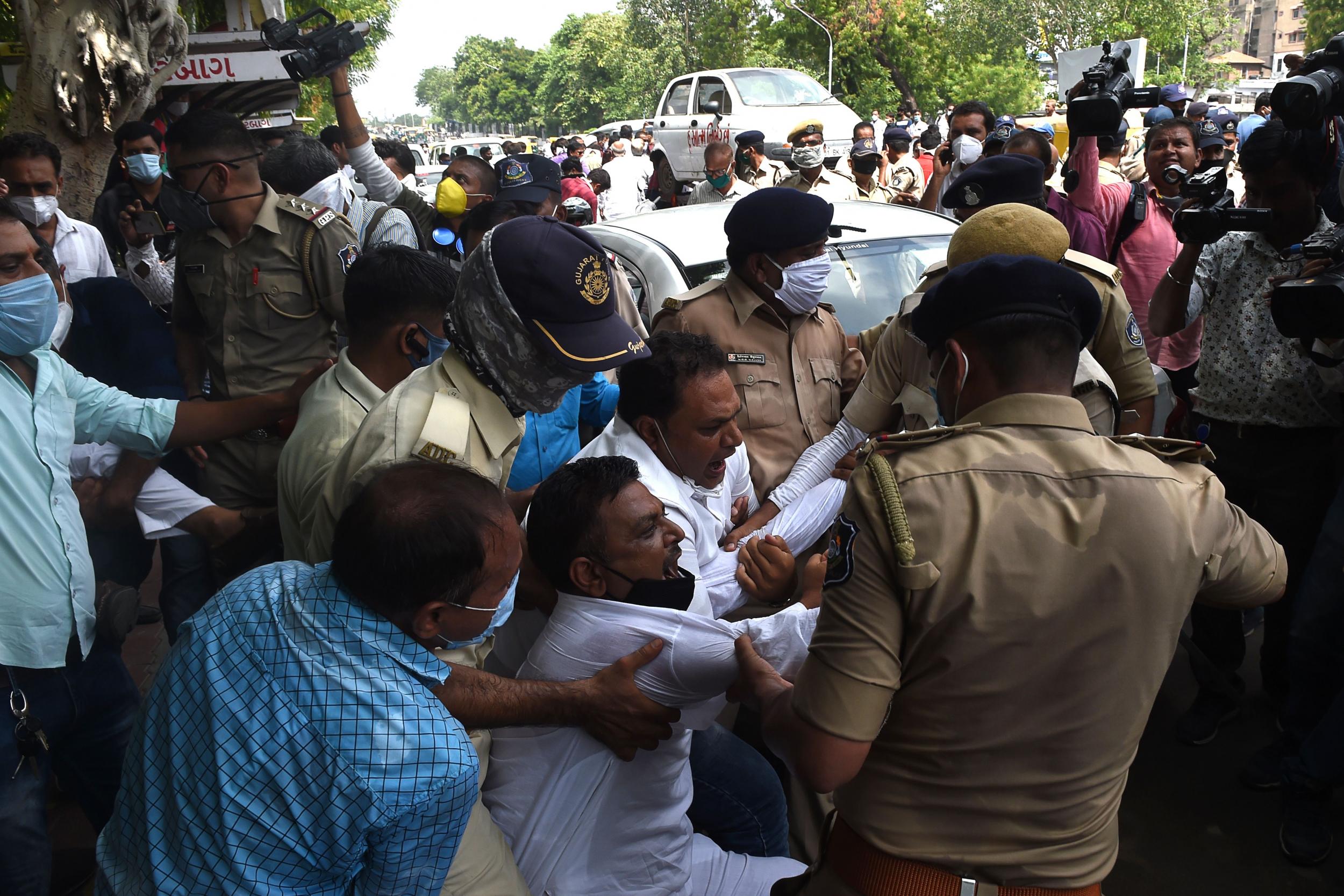 Police in India have often become violent with citizens during lockdown as coronavirus cases continue to appear