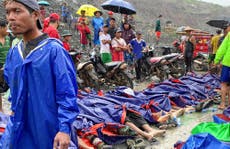 Landslide at Myanmar jade mine kills at least 160 people