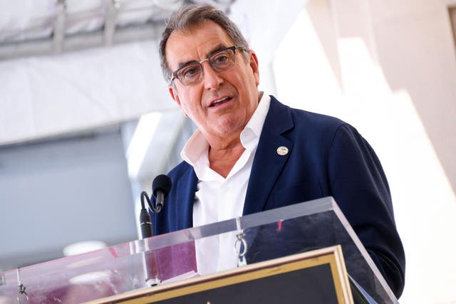 Kenny Ortega during the ceremony honouring him with a star on the Hollywood Walk of Fame on 24 July 2019.