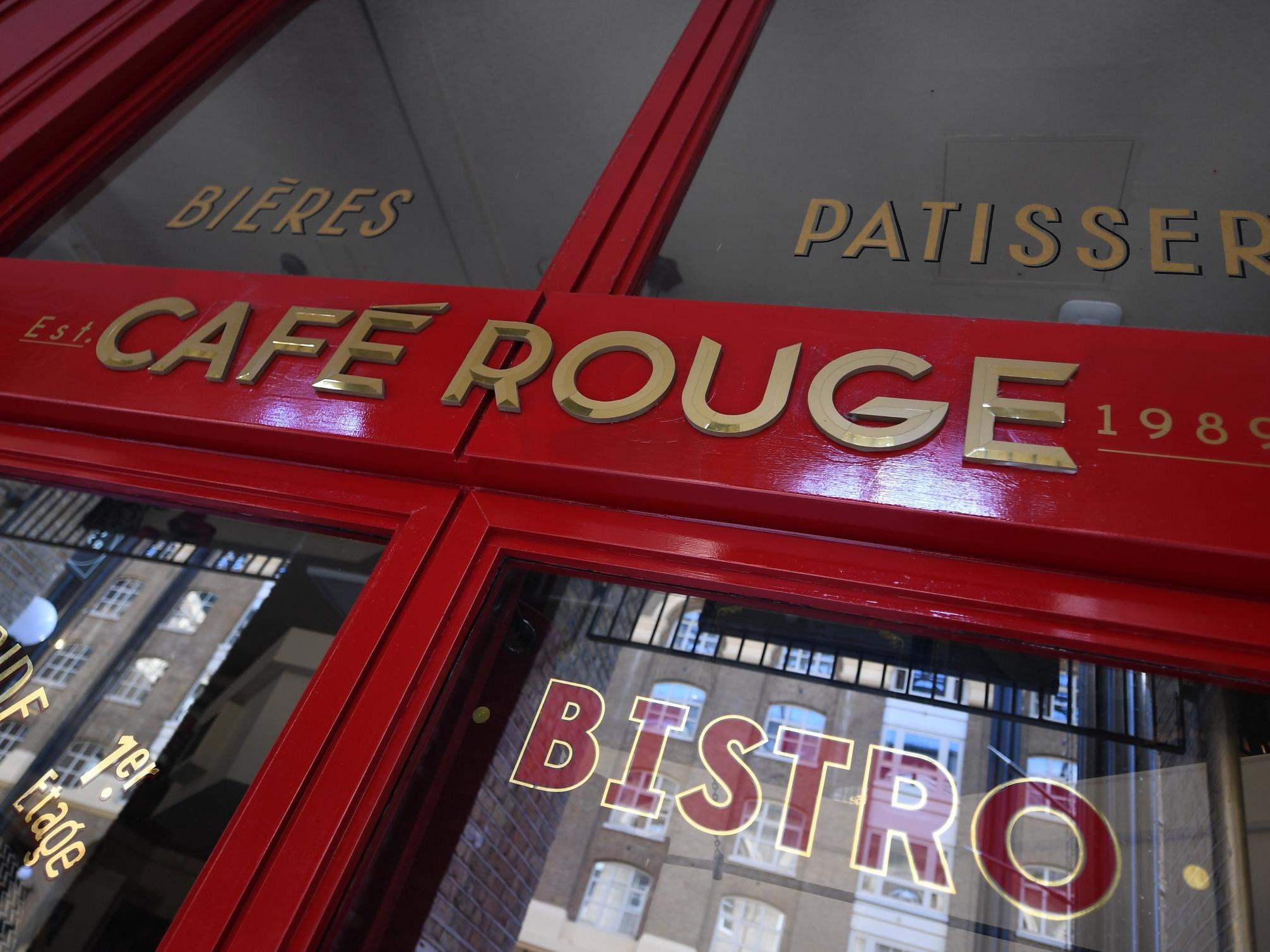 Closures include 35 Bella Italia, three Belgo, 32 Cafe Rouge, and 11 Las Iguanas