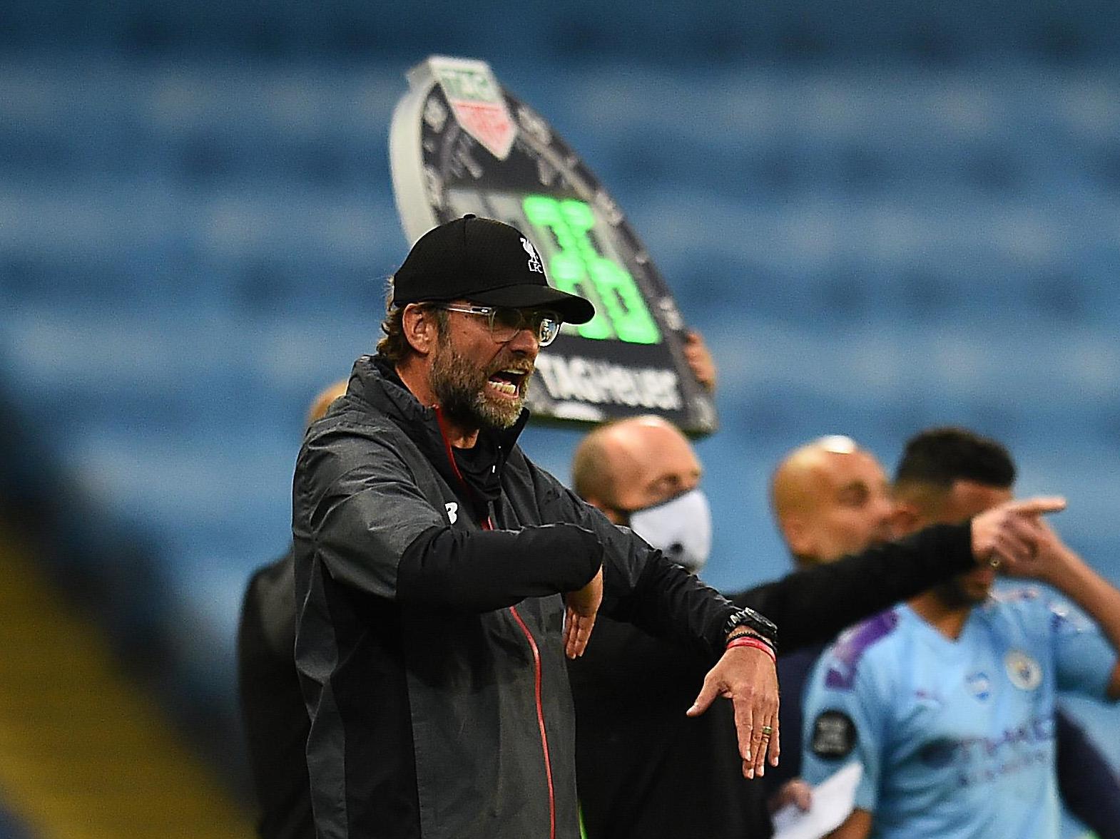 Klopp was in a boisterous mood after the heavy defeat (Getty)