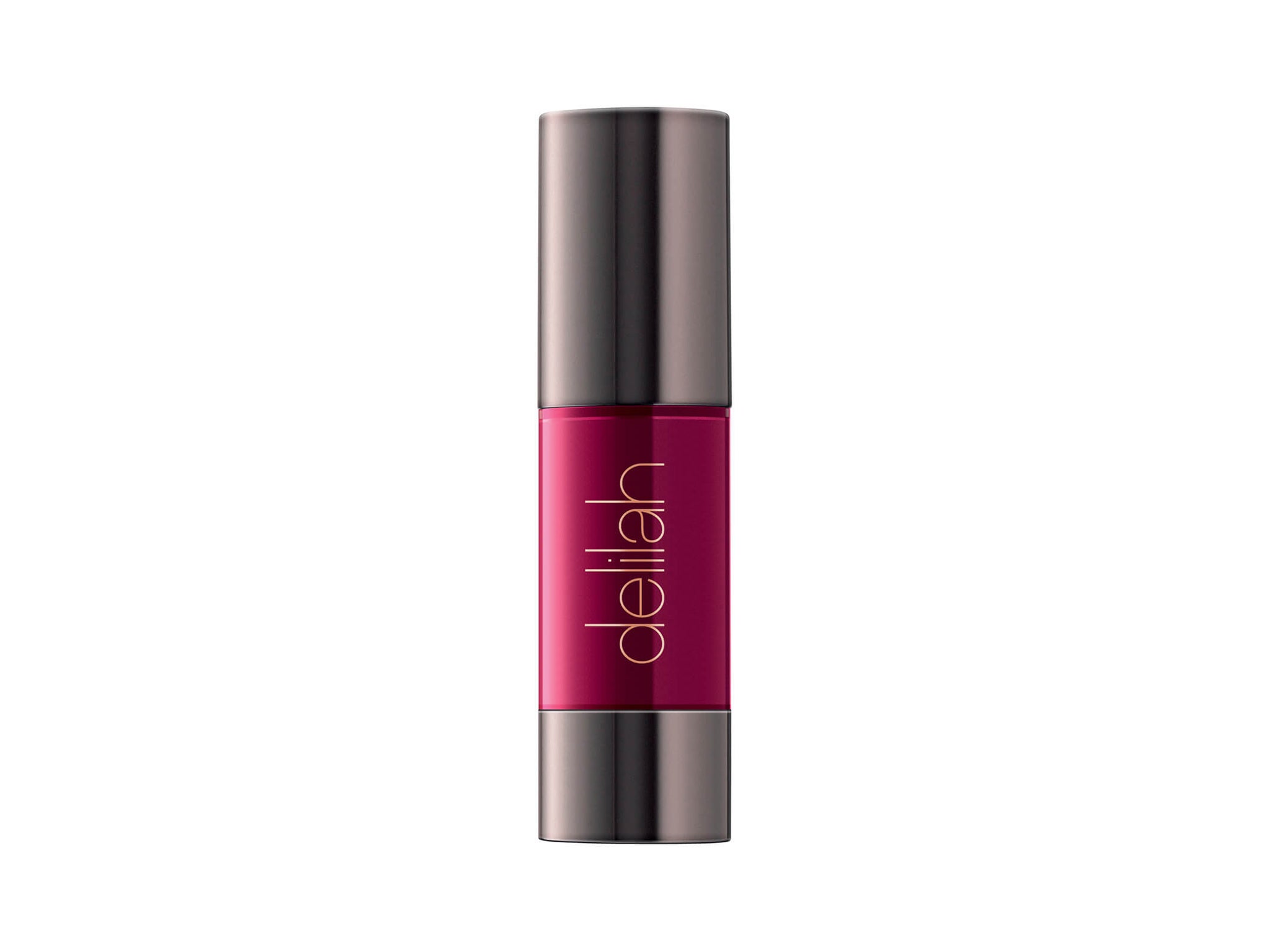 This wine-coloured liquid lipstick is a bold shade that will last all-day