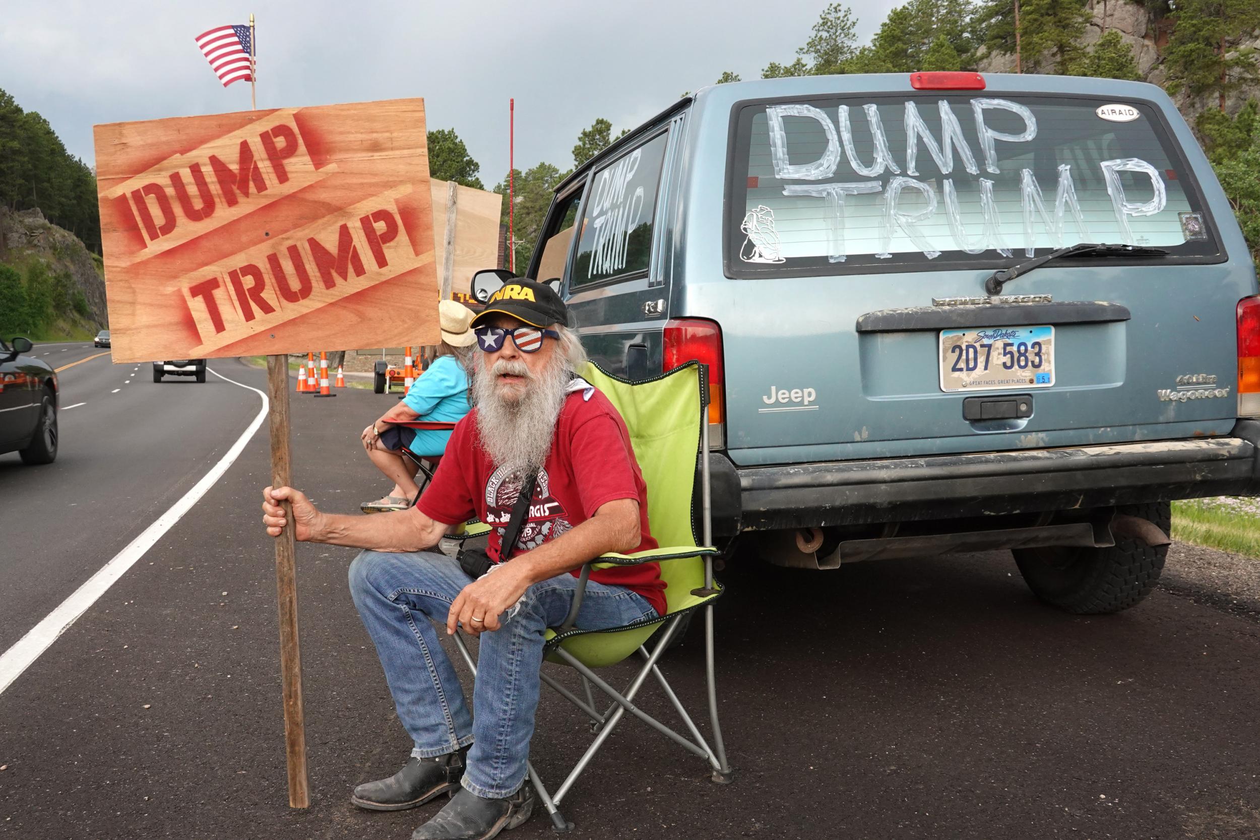Words matter: a retired truck driver shares his views on Trump (Getty)