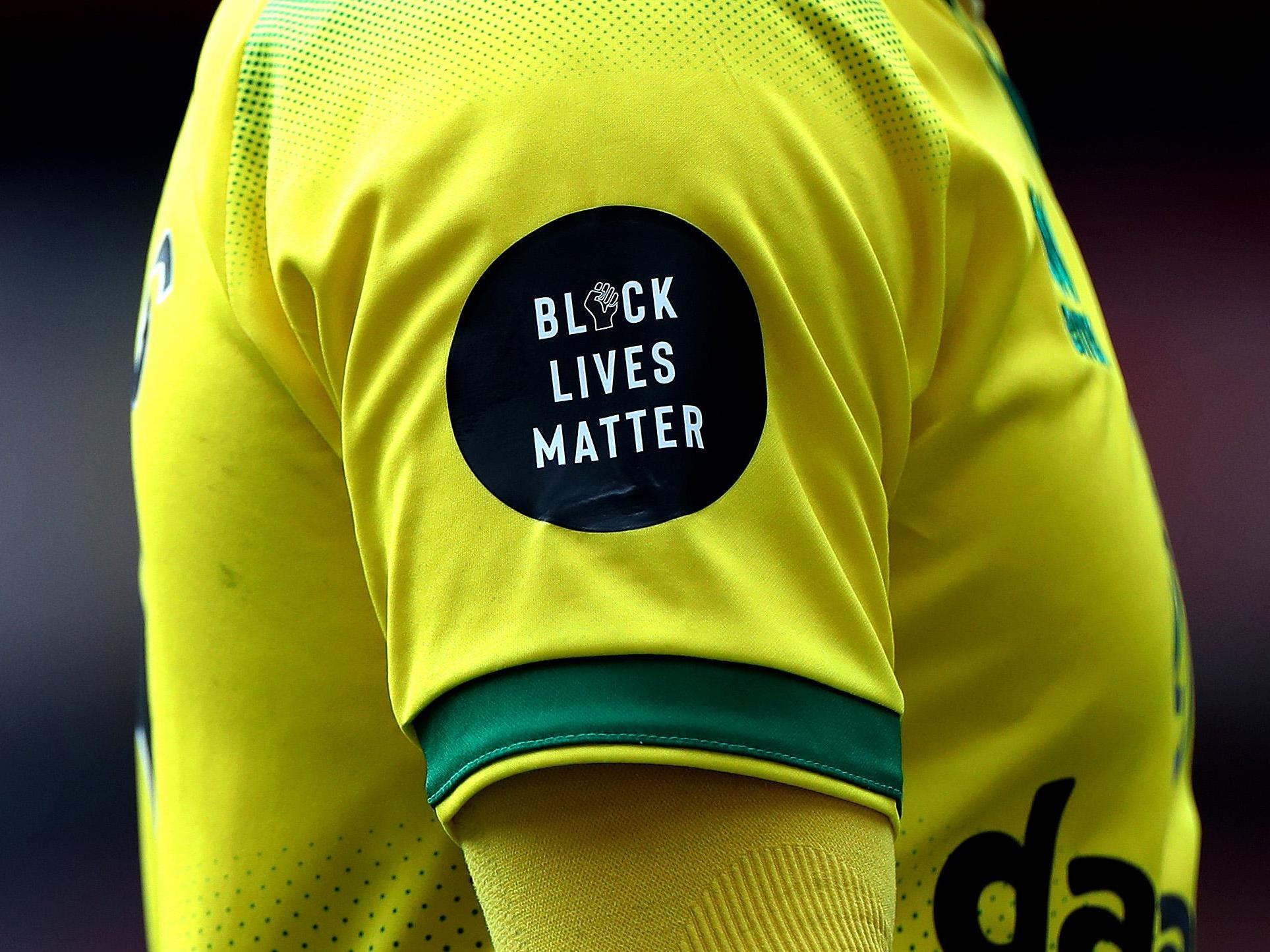 Players have worn Black Lives Matter badges on their sleeves