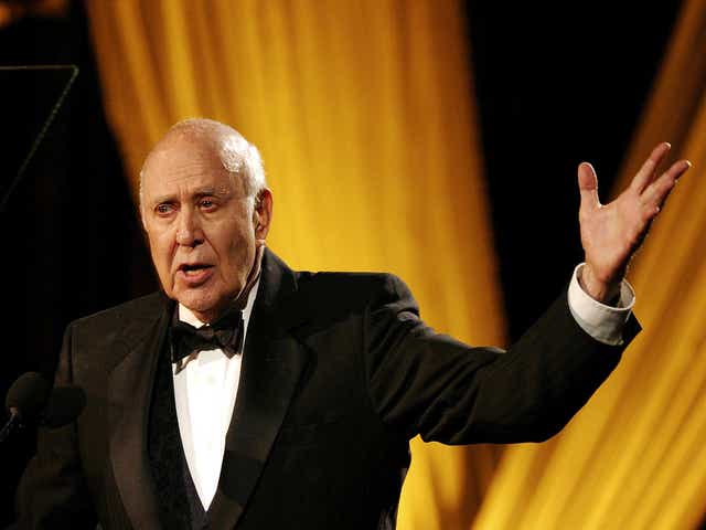 Carl Reiner at a benefit gala in Beverly Hills in 2003