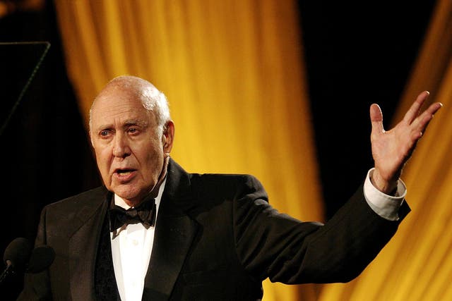 Carl Reiner at a benefit gala in Beverly Hills in 2003