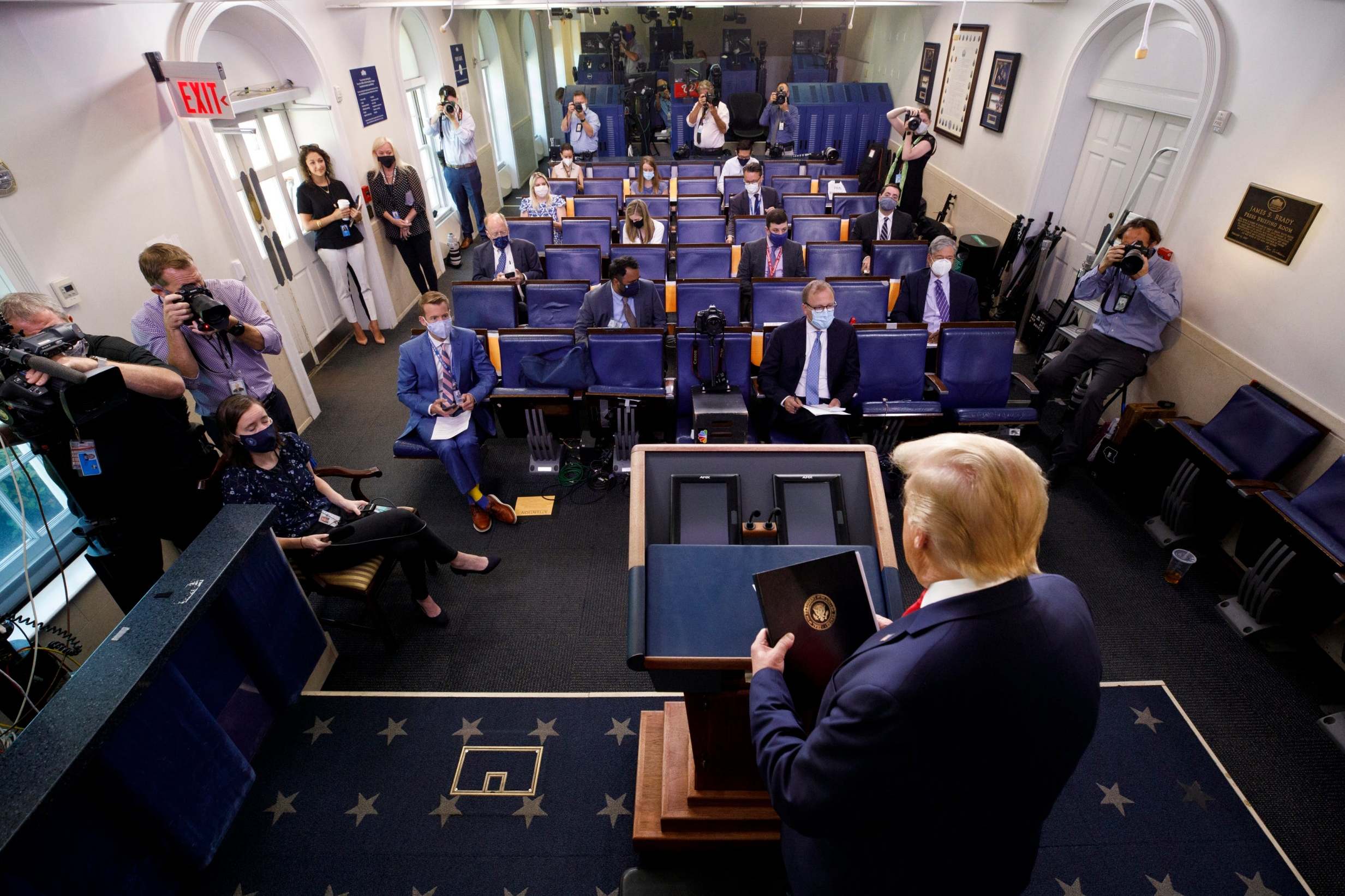 For many years the White House has held similar briefings fronted by the administration’s press secretary and US presidents have often made appearances at them