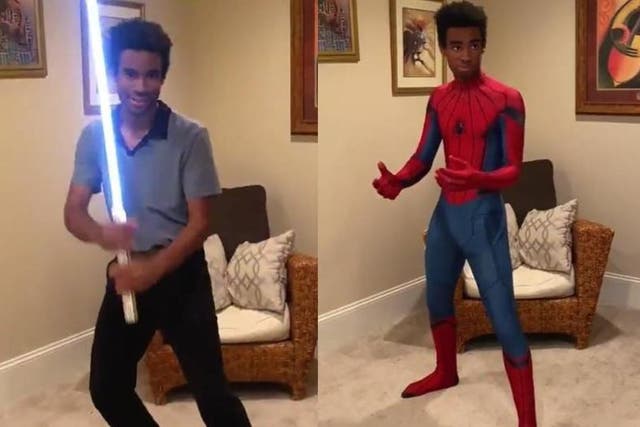 TikTok user goes viral with special effects superhero clip