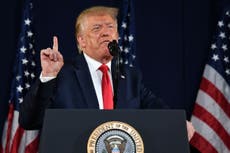 Trump vows to defend statues in dark Independence Day speech