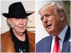Trump angers Neil Young by using three of his songs