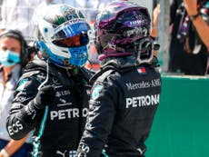 Valtteri Bottas beats Lewis Hamilton to Austrian Grand Prix pole