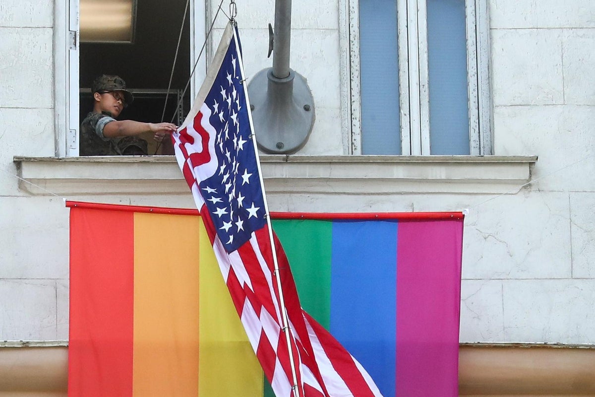 Putin ridicules US embassy for flying LGBT+ pride flag | The ...