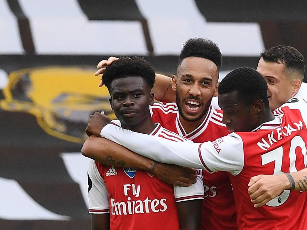 Wolves vs Arsenal result: Bukayo Saka and Alexandre Lacazette boost hopes of top four finish for Gunners