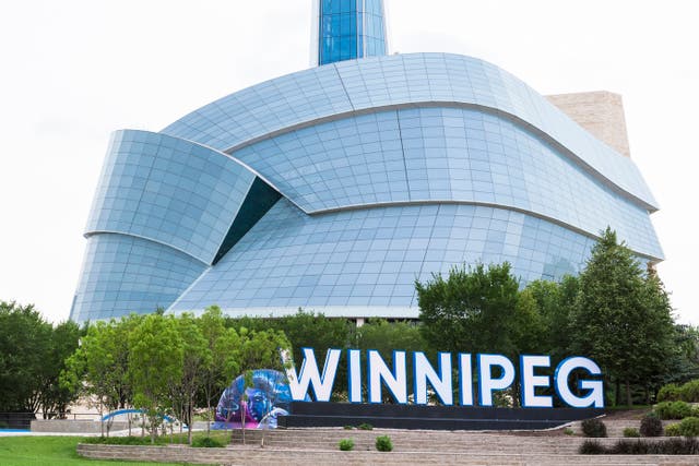 One of the shootings occurred near the Winnipeg sign at The Forks