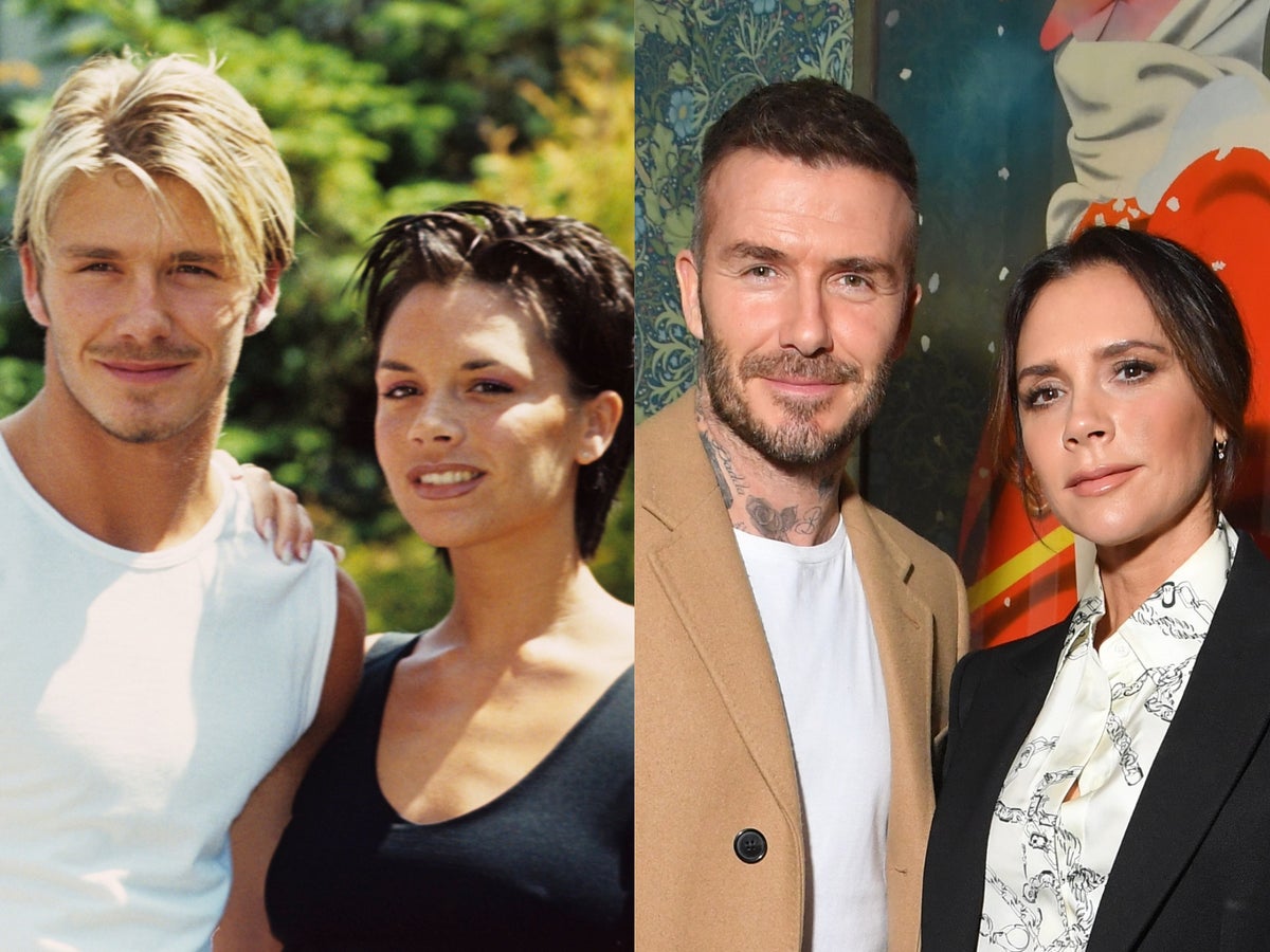 David And Victoria Beckham Mark 21st Wedding Anniversary With Sentimental Photo Montages The Independent The Independent