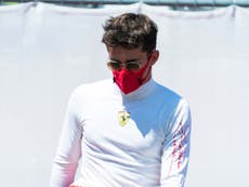 Leclerc says he will not take knee before F1 return today
