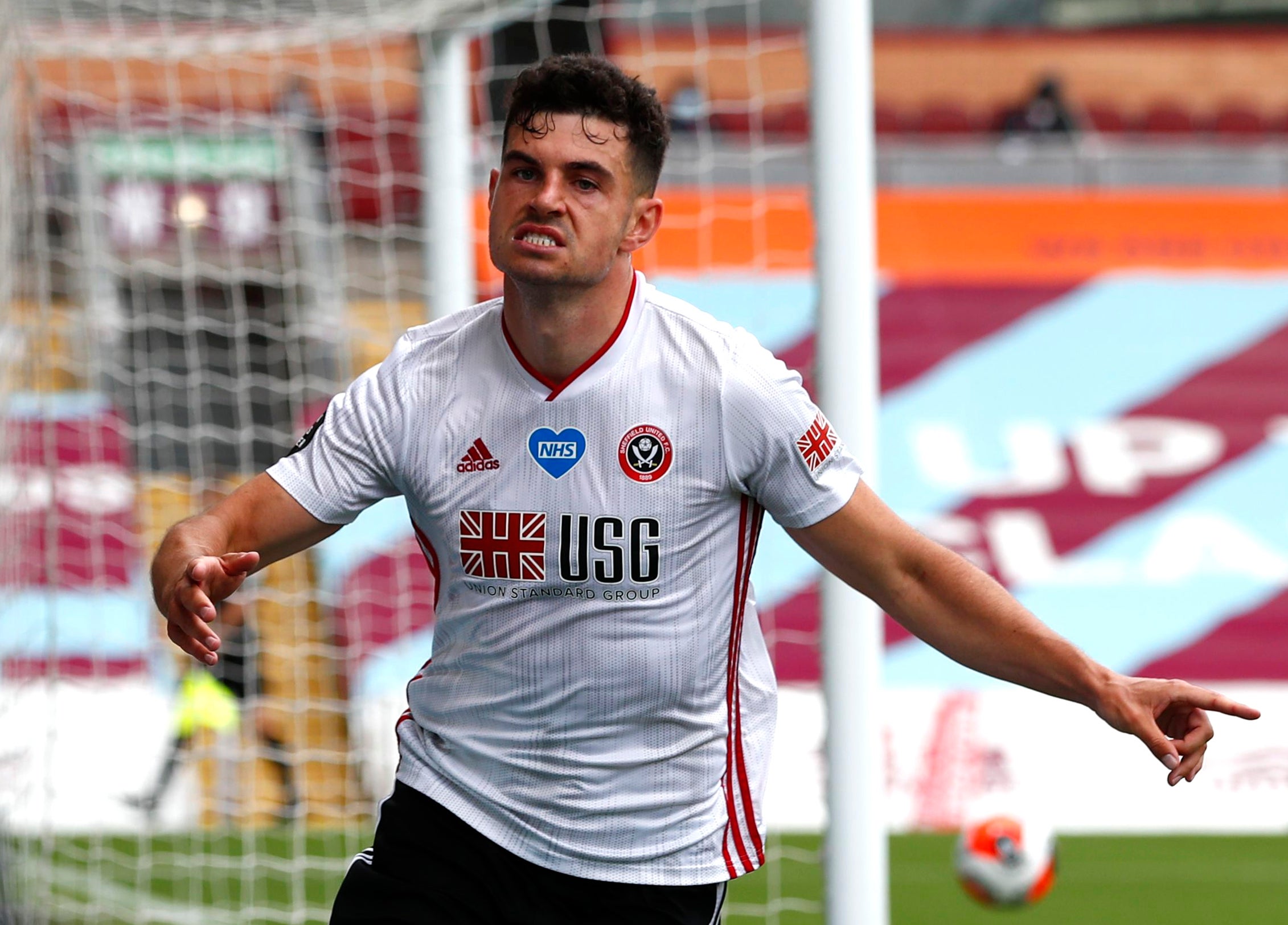 John Egan celebrates scoring the equaliser (Getty)