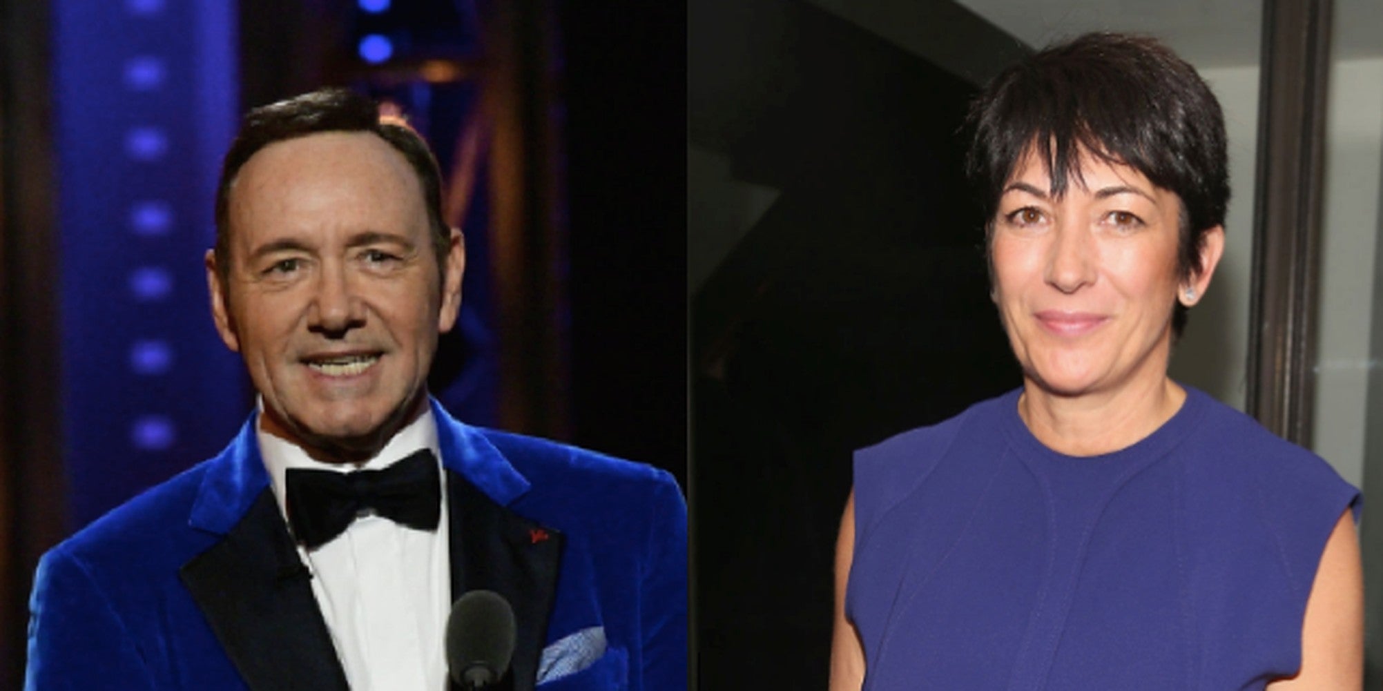 Ghislaine Maxwell and Kevin Spacey sit on thrones in ...