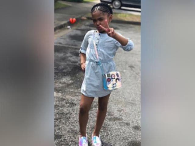 <p>Secoriea Turner, eight years old, who was shot and killed in Atlanta</p>