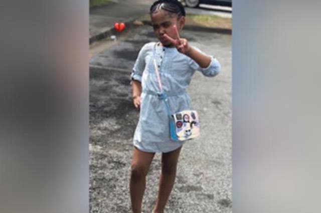 Secoriea Turner, eight years old, who was shot and killed in Atlanta