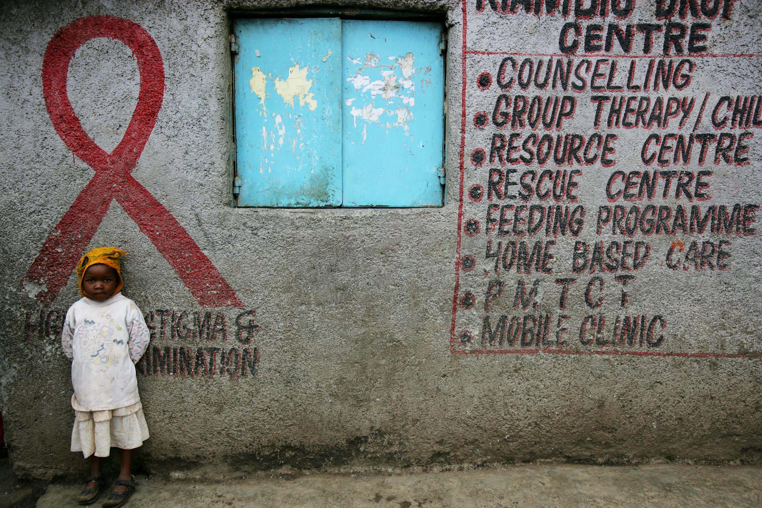 A centre for HIV positive women in Kenya: many parts of Africa still bear the brunt of the epidemic