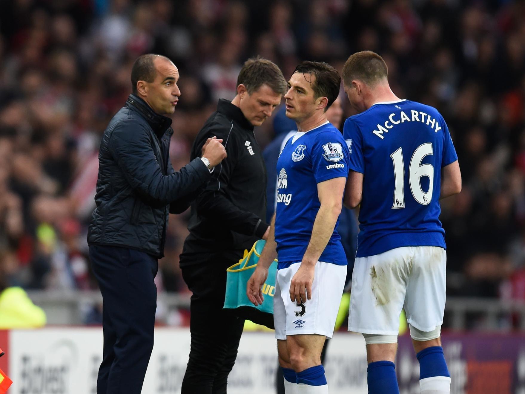 Martinez during his time as Everton boss