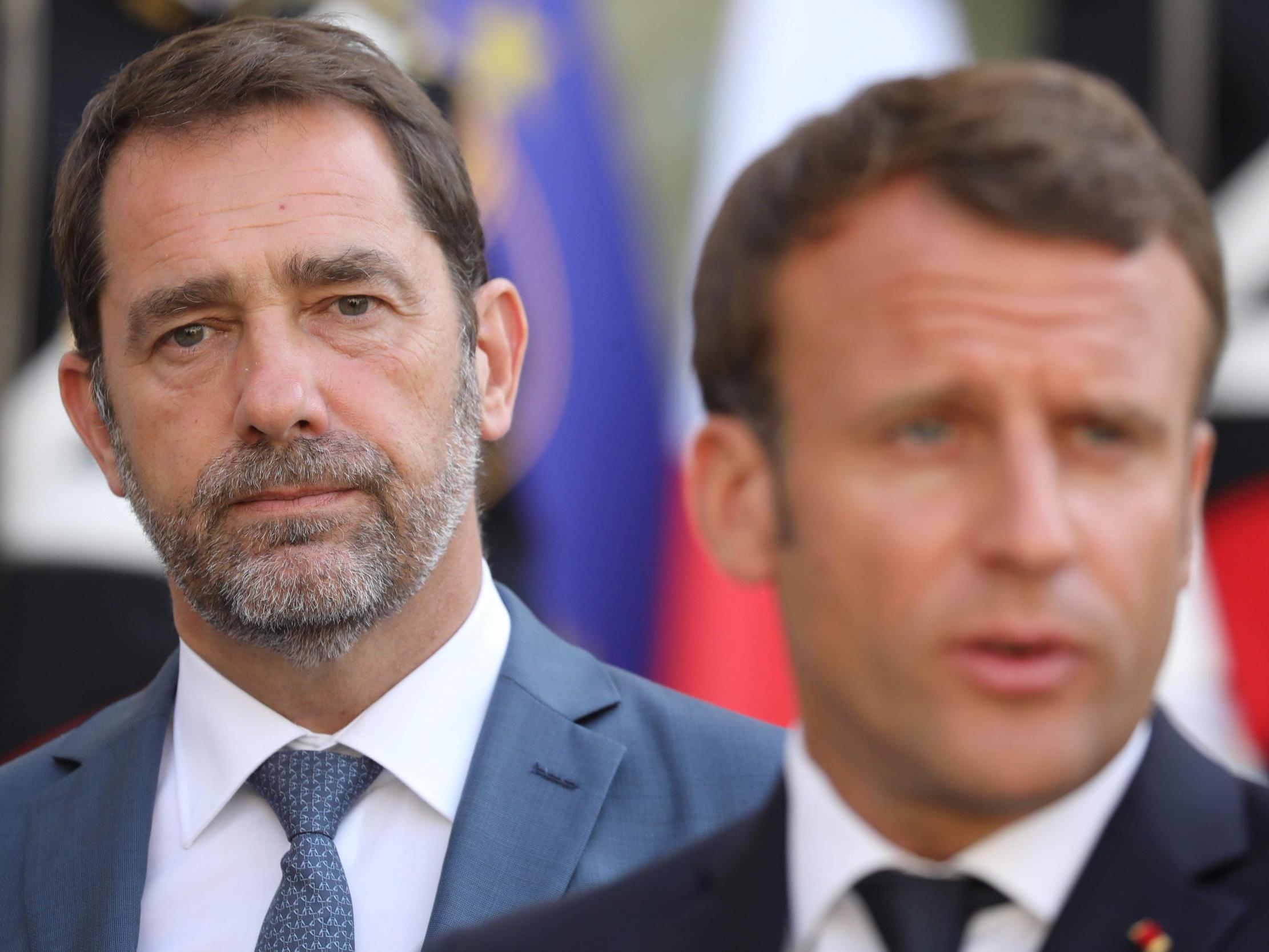 French Interior Minister Christophe Castaner leaves the French Government following a reshuffle by newly nominated Prime Minister