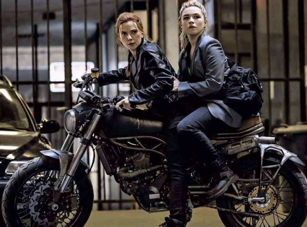 Scarlett Johansson and Florence Pugh in ‘Black Widow' 