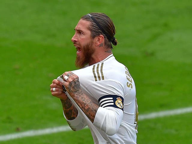 Real Madrid captain and defender Sergio Ramos