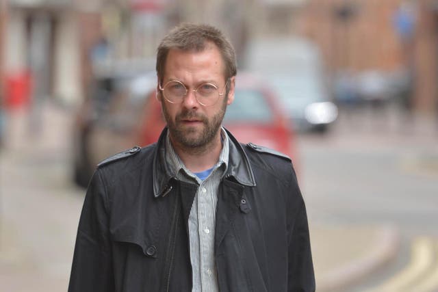 Tom Meighan arrives at Leicester Magistrates' Court