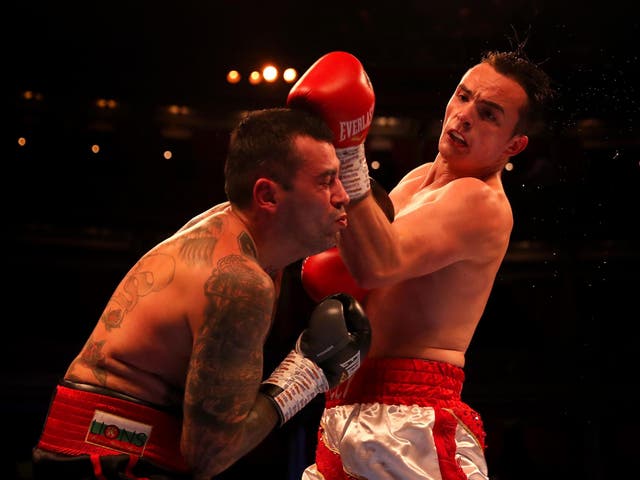 Brad Foster (right) headlines boxing's return this Friday, but no drugs tests were completed between April and July