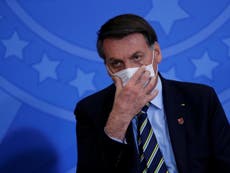 Brazilian president says he has ‘mould’ in his lungs after coronavirus