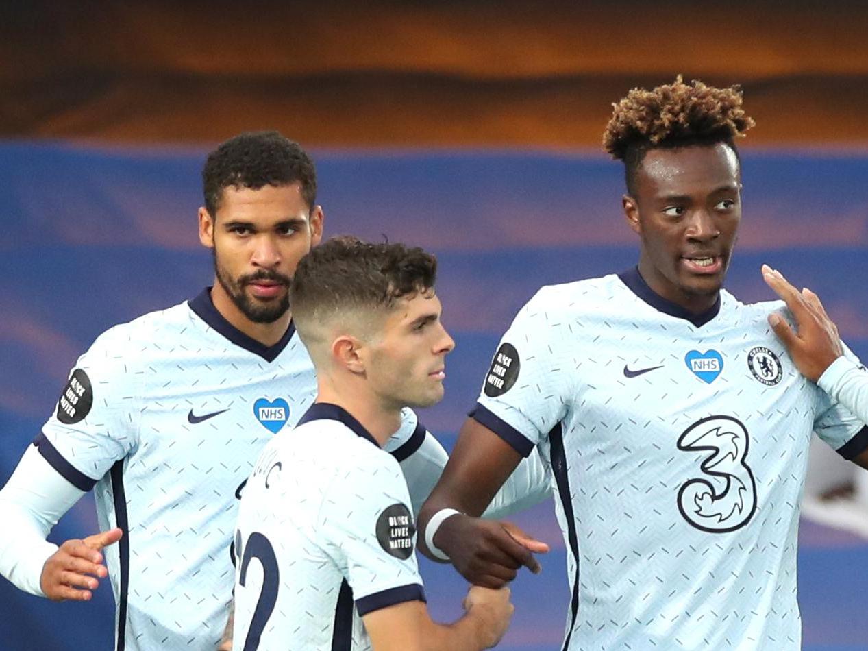 Abraham celebrates after snapping an 11-game goal drought