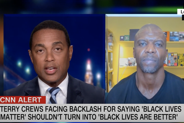 Don Lemon and Terry Crews discussed the Black Lives Matter during a recent segment on Lemon's CNN show.