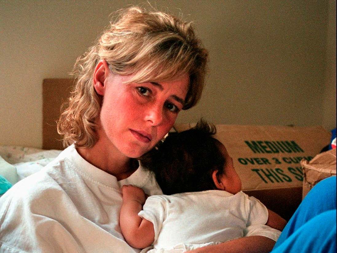 Mary Kay Letourneau with the child of the man she raped in 1996