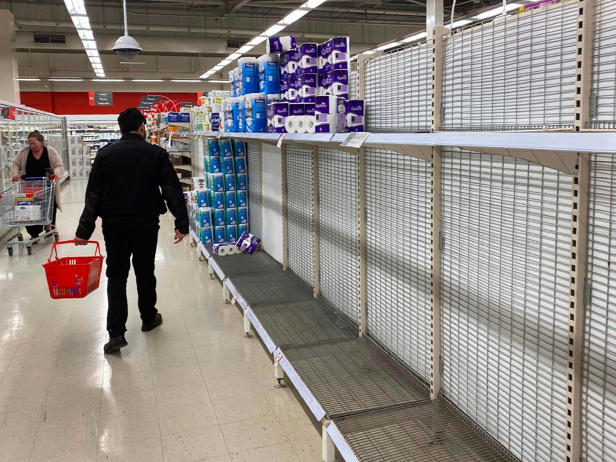 Supermarkets impose limits on essential items after panic buying in Melbourne