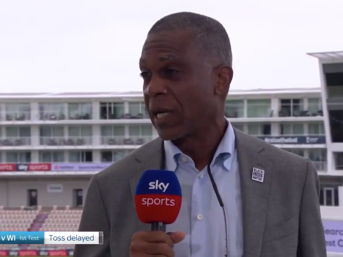 Michael Holding delivered a powerful speech on why education needs to change to stop racism