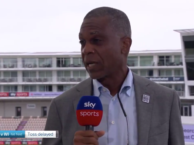 Michael Holding delivered a powerful speech on why education needs to change to stop racism