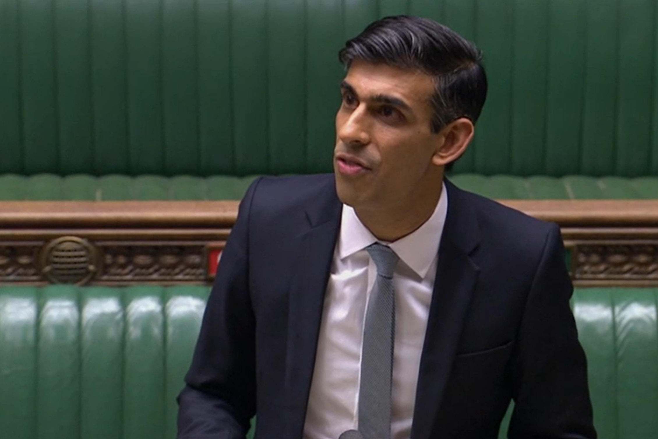 Rishi Sunak delivering the budget on Wednesday 8 July