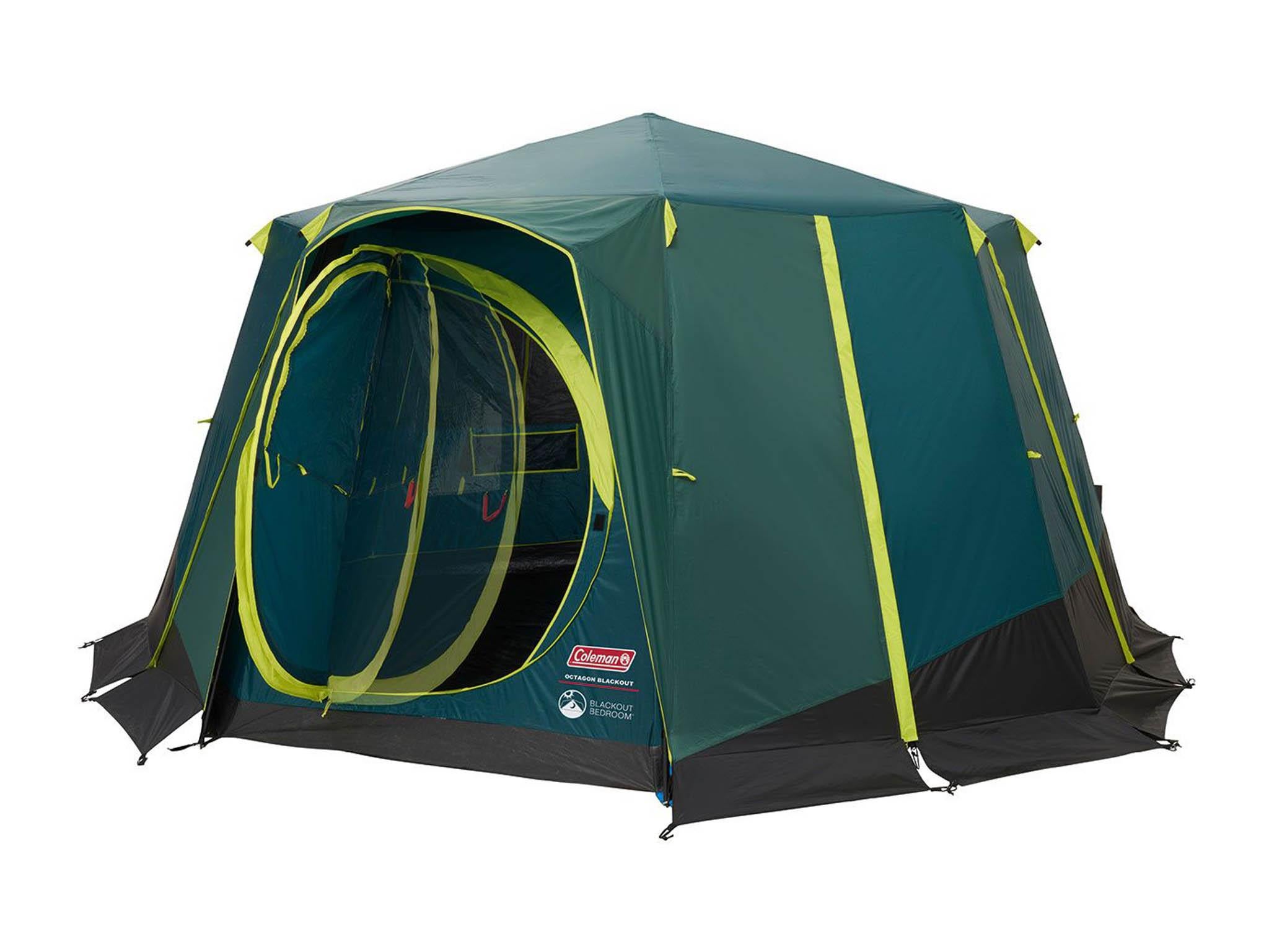 Coleman Tent Automatic Tent Double-Decker Multi-Hexagon Tent 5 to 8 Man Festival Tent 100/% Waterproof Family Camping Tent with Sewn in Groundsheet