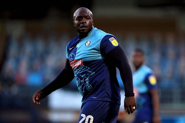 Adebayo Akinfenwa claimed he was called a 'fat water buffalo' by a member of Fleetwood Town