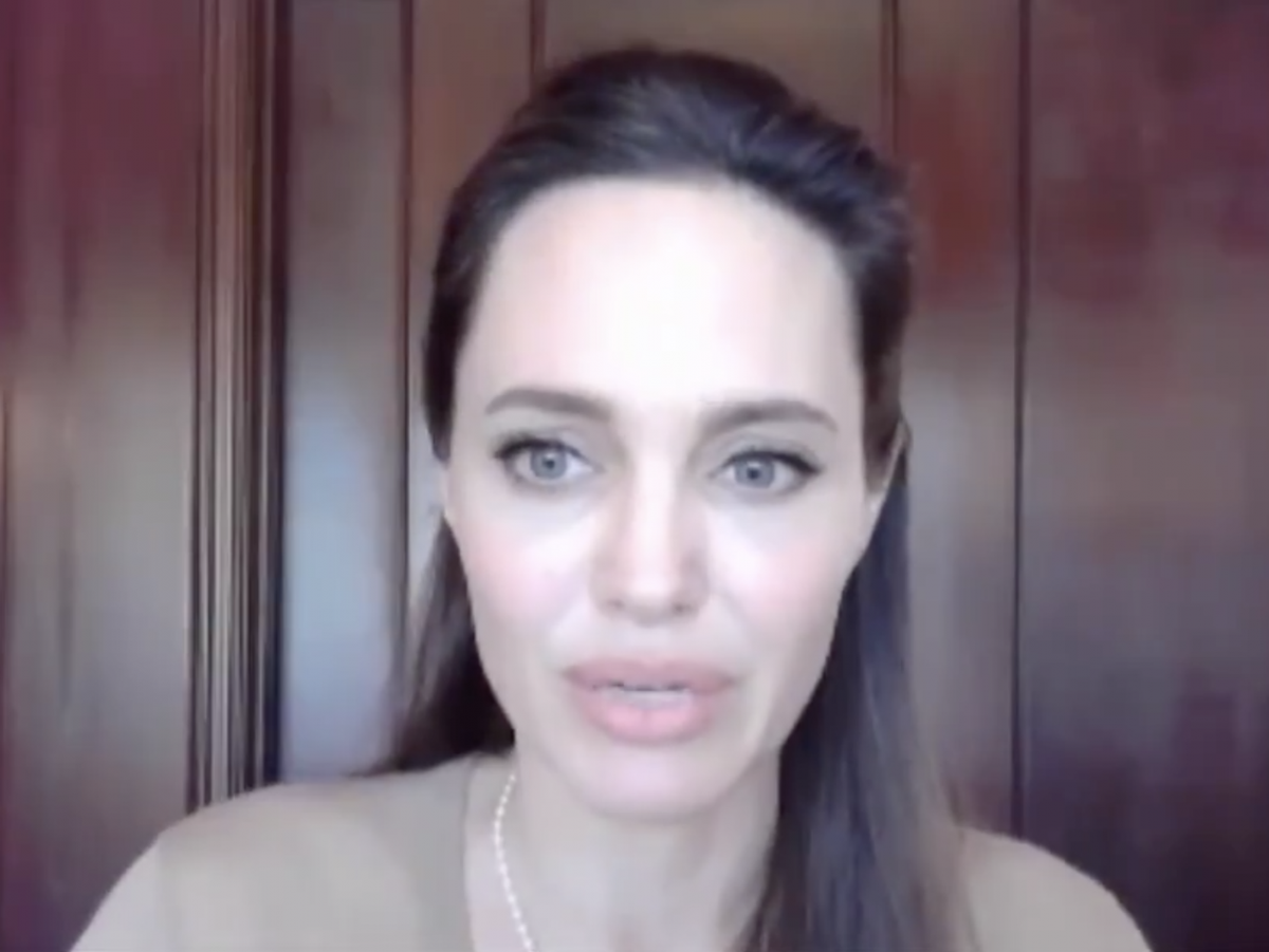 Angelina Jolie discusses female empowerment and the systemic factors that hold women back