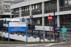 Hospital chief warns staff over masks as Covid-19 outbreak shuts A&E
