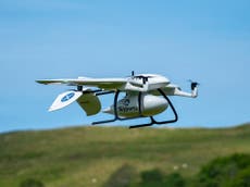 Drones are delivering coronavirus tests to remote Scottish islands