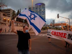 Anti-Netanyahu sentiment and coronavirus spread in Israel