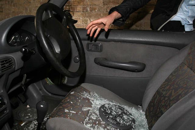 Six police forces have seen motor vehicle thefts more than double over the last four years