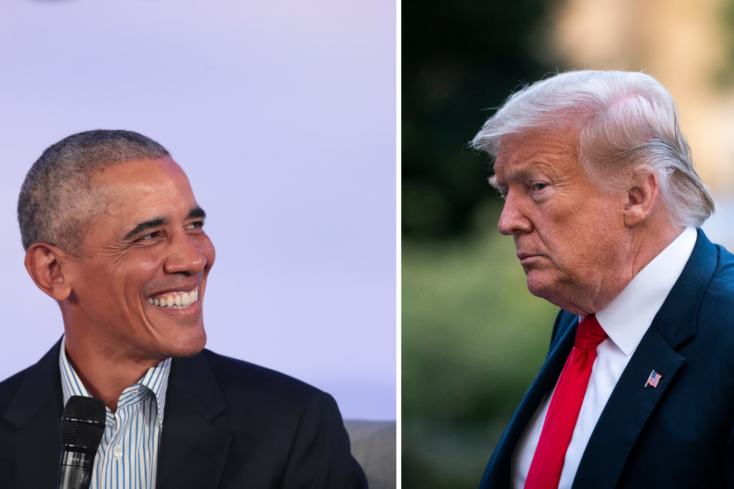 Barack Obama’s witty self-deprecation is not a characteristic shared by Donald Trump